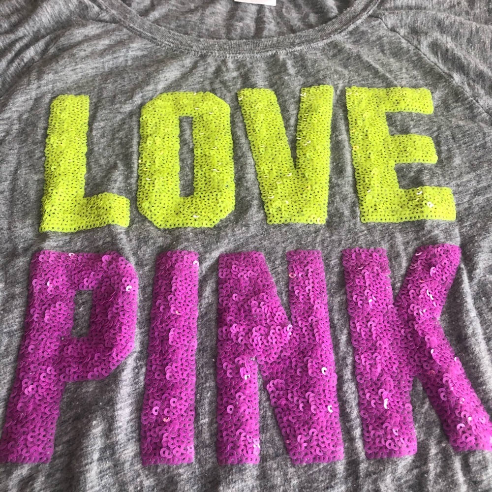 PINK Long-sleeved tee